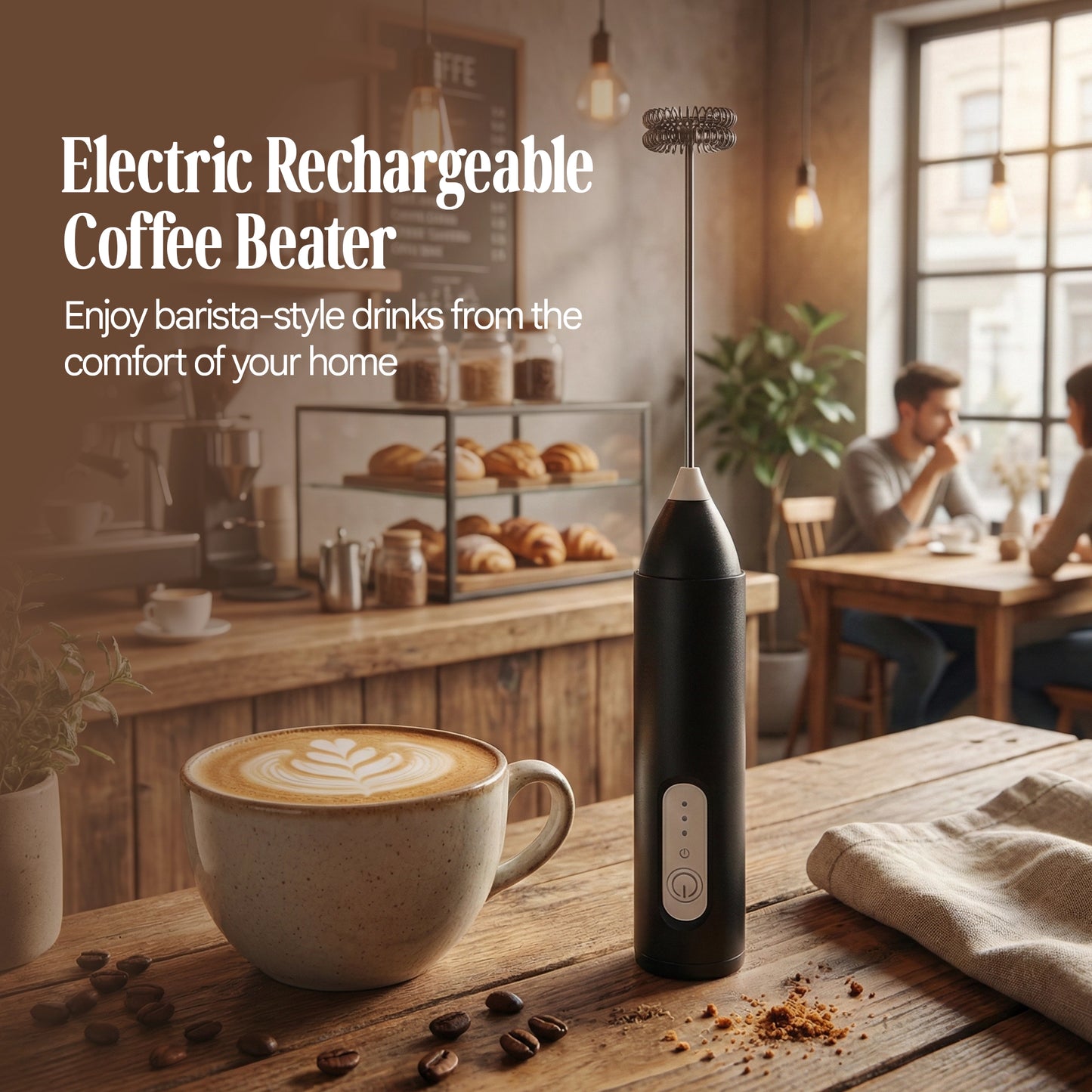 Coffee Frother Rechargeable