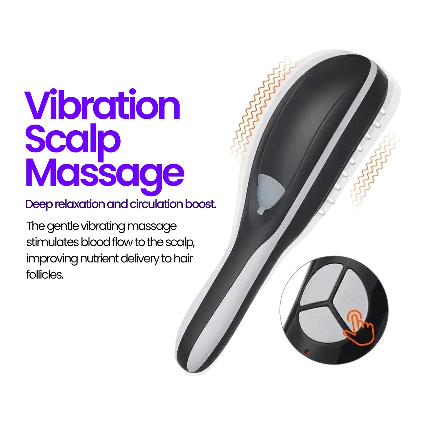Led hair Therapy Brush